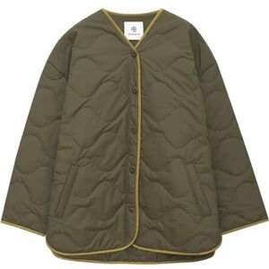 Anine Bing Khaki Quilted Jacket